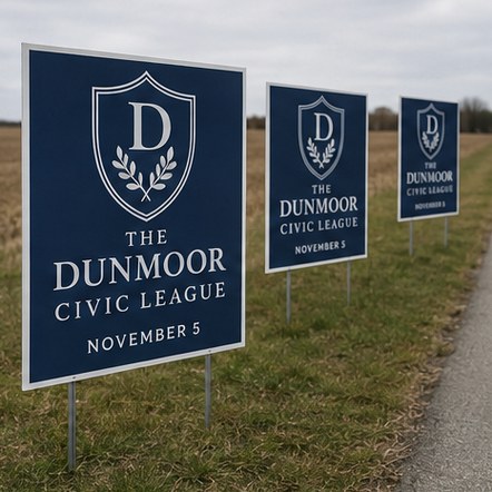 Customized campaign signs for ballot measures and committees