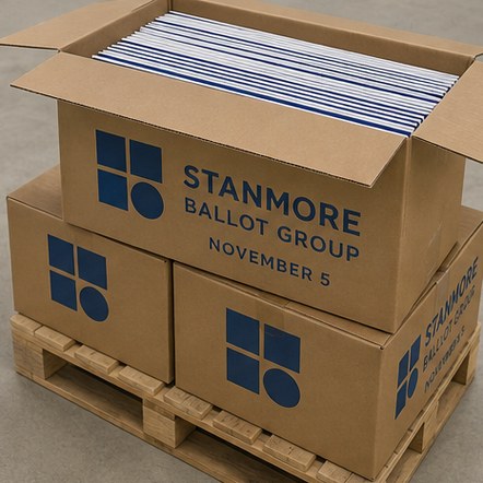 Customized campaign signs for election authorities