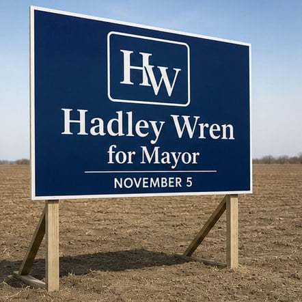 Large Format Roadside Signs with custom branding